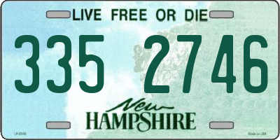 NH license plate 3352746
