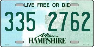 NH license plate 3352762