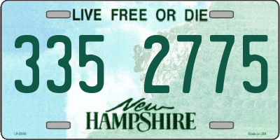 NH license plate 3352775