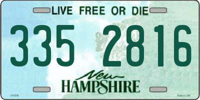 NH license plate 3352816