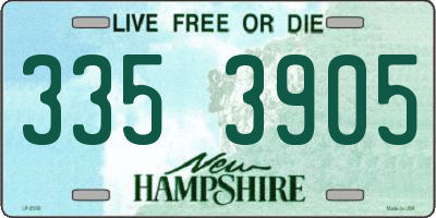 NH license plate 3353905