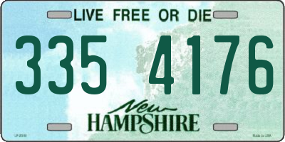 NH license plate 3354176
