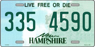 NH license plate 3354590