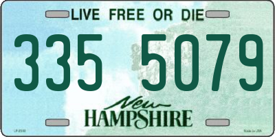 NH license plate 3355079