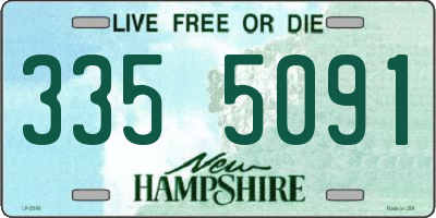 NH license plate 3355091