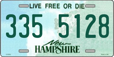 NH license plate 3355128
