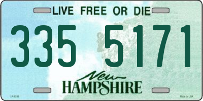 NH license plate 3355171