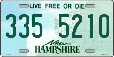 NH license plate 3355210