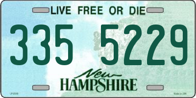 NH license plate 3355229