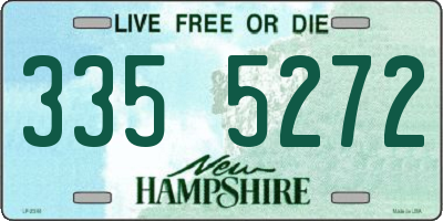 NH license plate 3355272