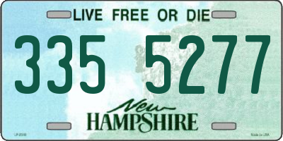 NH license plate 3355277