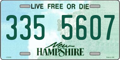 NH license plate 3355607