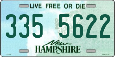 NH license plate 3355622