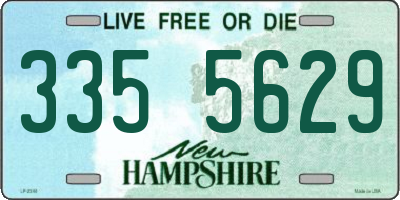 NH license plate 3355629