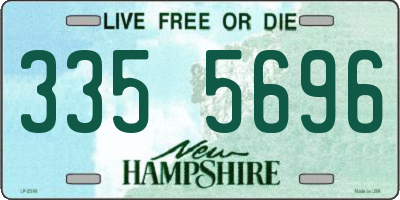 NH license plate 3355696