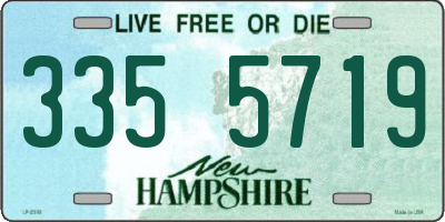 NH license plate 3355719