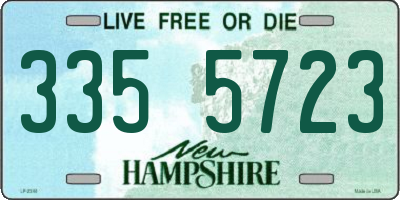 NH license plate 3355723
