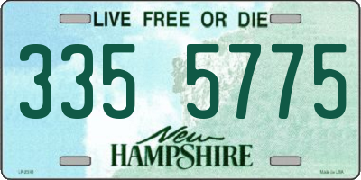 NH license plate 3355775