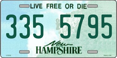 NH license plate 3355795