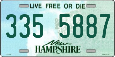 NH license plate 3355887