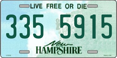 NH license plate 3355915
