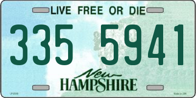 NH license plate 3355941