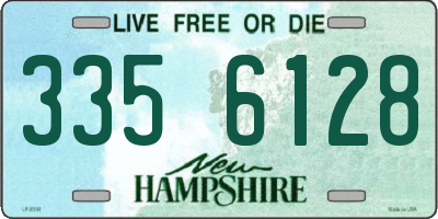 NH license plate 3356128
