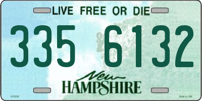 NH license plate 3356132