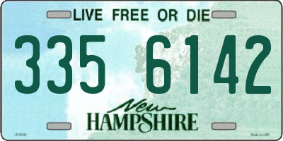 NH license plate 3356142