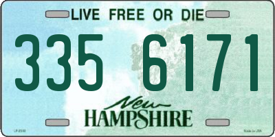 NH license plate 3356171