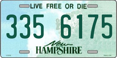 NH license plate 3356175