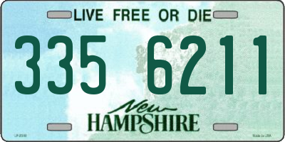 NH license plate 3356211