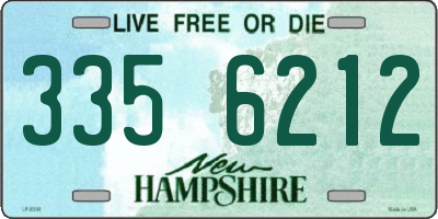 NH license plate 3356212