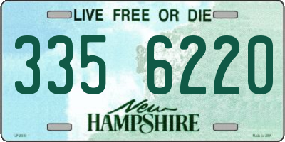 NH license plate 3356220