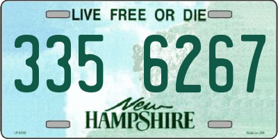 NH license plate 3356267