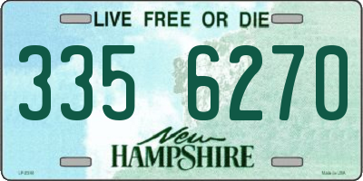 NH license plate 3356270
