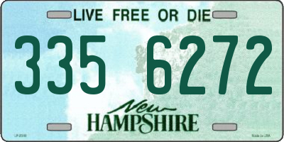 NH license plate 3356272
