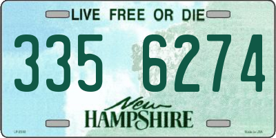 NH license plate 3356274
