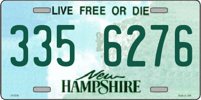 NH license plate 3356276