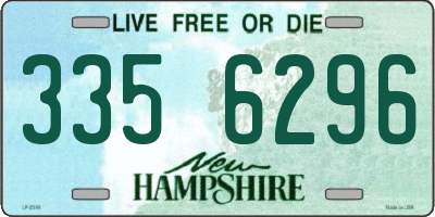 NH license plate 3356296