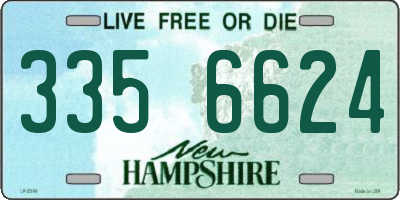 NH license plate 3356624