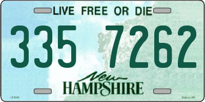 NH license plate 3357262