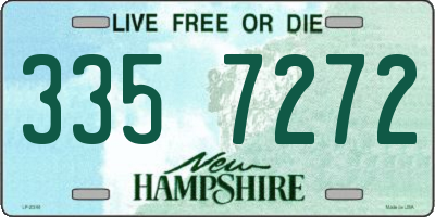 NH license plate 3357272