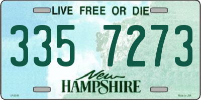 NH license plate 3357273