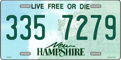 NH license plate 3357279