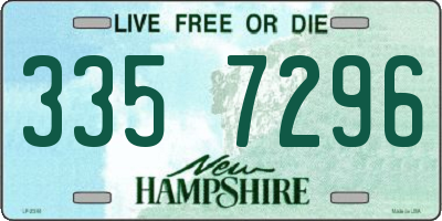 NH license plate 3357296