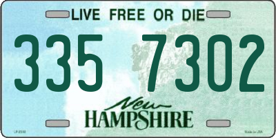 NH license plate 3357302