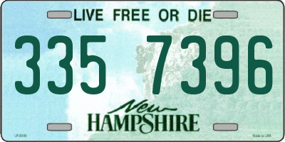NH license plate 3357396