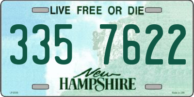 NH license plate 3357622