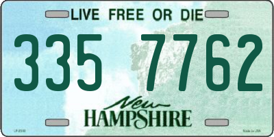 NH license plate 3357762